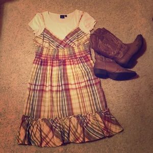 Pastel Plaid Summer Dress
